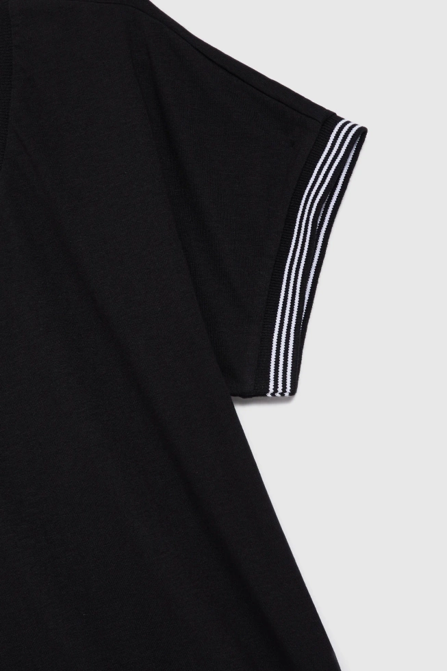 WOMEN'S TSHIRT L-TS-4908 BLACK