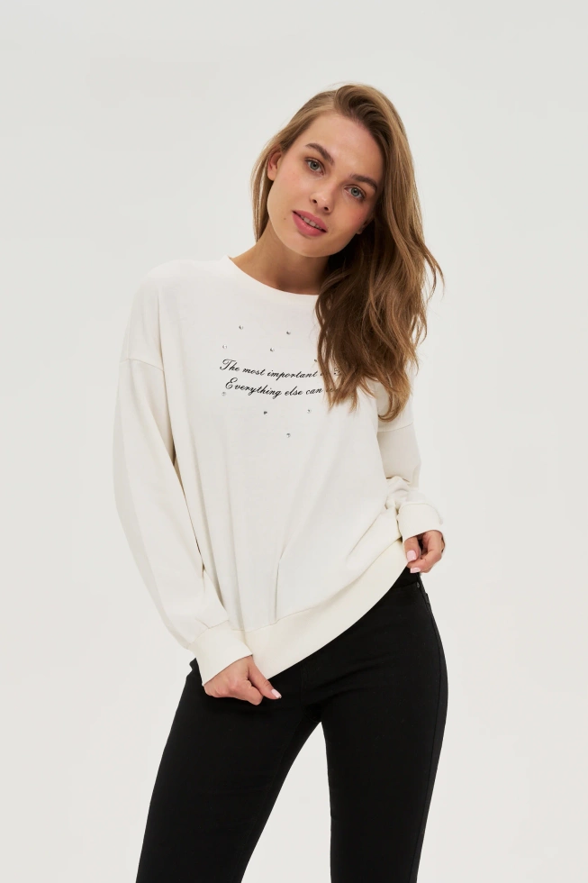 BLUZA DAMSKA Z-BL-4805 OFF WHITE