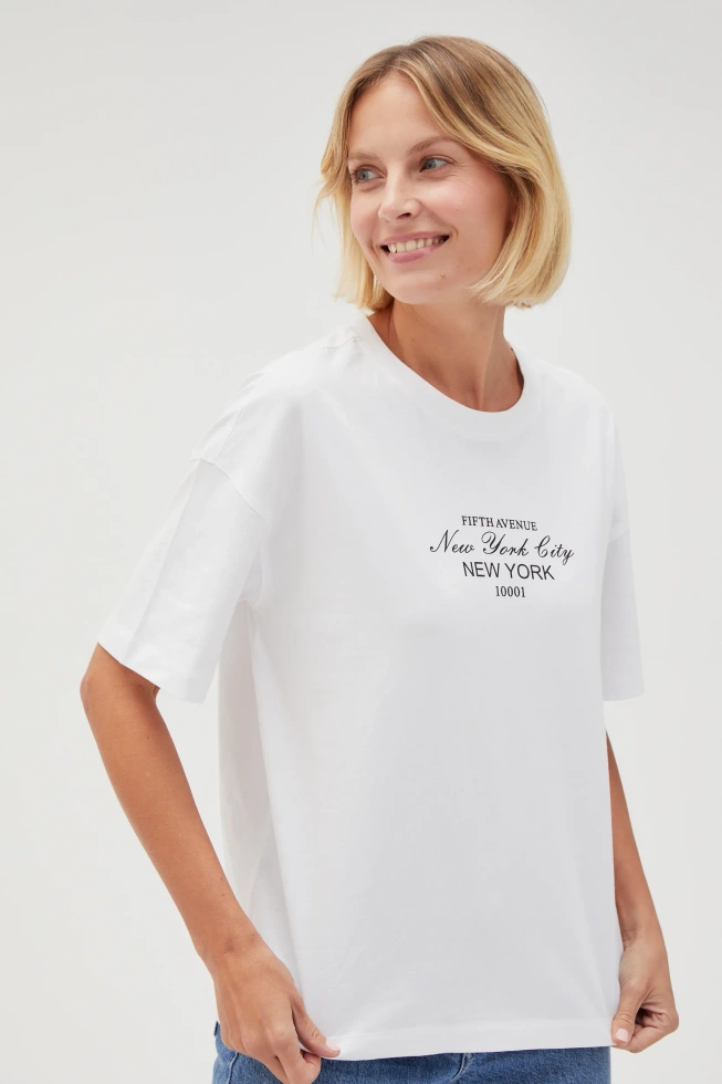 WOMEN'S TSHIRT L-TS-4645 WHITE