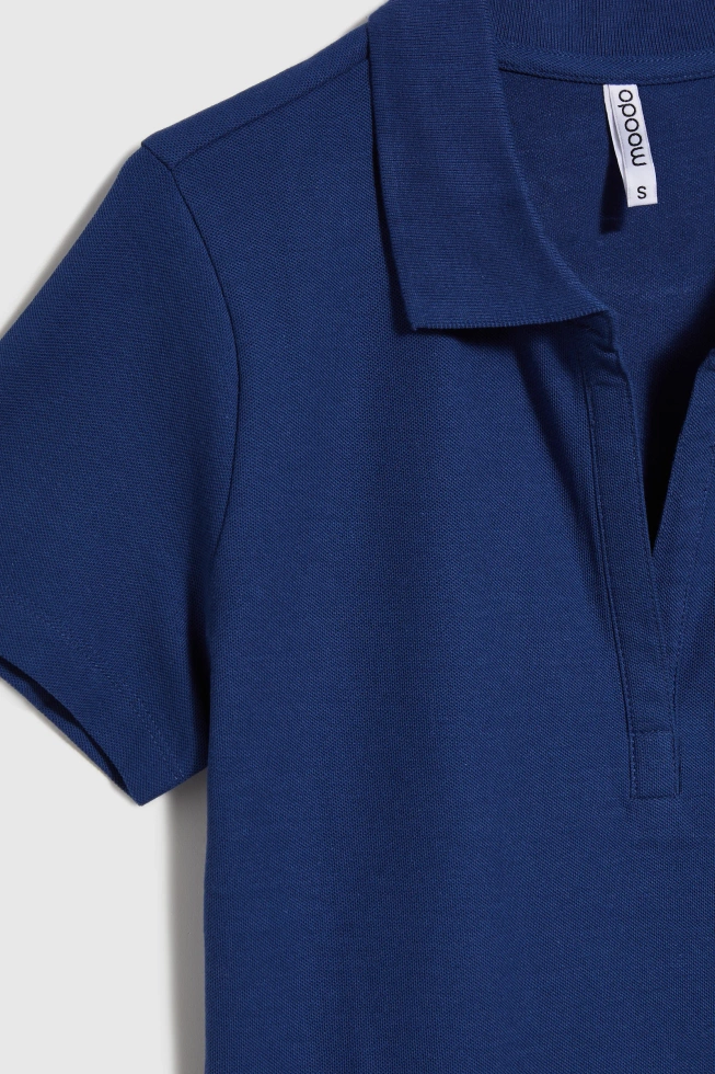 WOMEN'S TSHIRT L-TS-4701 D.BLUE