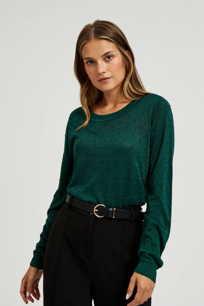 WOMEN'S SWEATER Z-SW-4533 D.GREEN