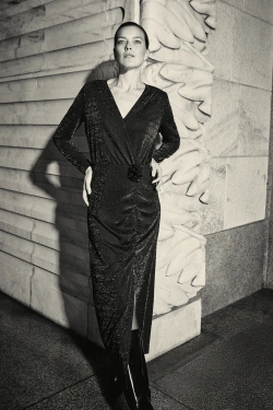 WOMEN'S DRESS Z-SU-4828 BLACK