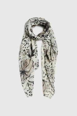 WOMEN'S SCARF L-SZ-4901 L.GREY-set