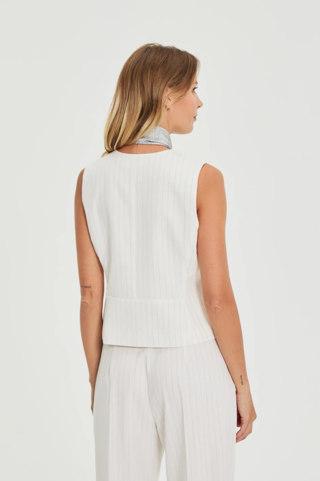 MARYNARKA DAMSKA L-KA-4916 OFF WHITE