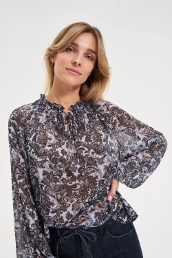 WOMEN'S SHIRT Z-KO-4815 BLACK