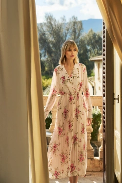 WOMEN'S DRESS L-SU-4616 PINK