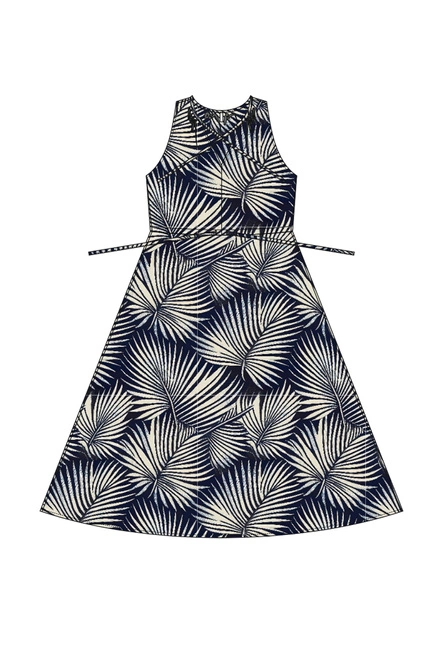 SUKIENKA DAMSKA L-SU-4957 NAVY