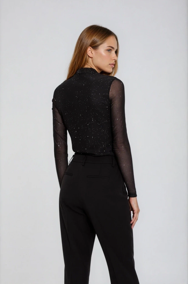 WOMEN'S LONGSLEEVE Z-TS-4825 BLACK