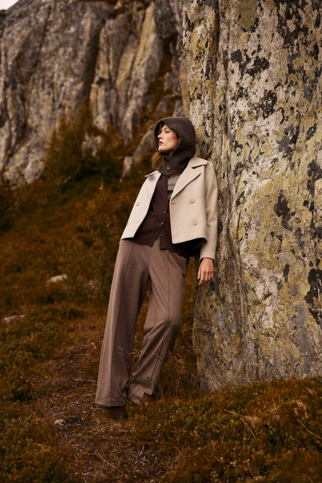 WOMEN'S PANTS Z-SP-4811 BROWN