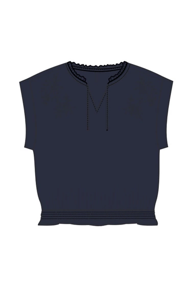 WOMEN'S TSHIRT L-TS-4653 NAVY