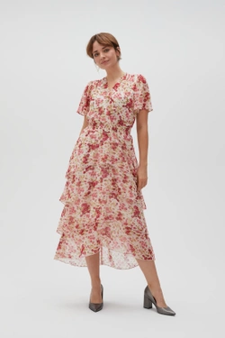 WOMEN'S DRESS L-SU-4628 OFF WHITE