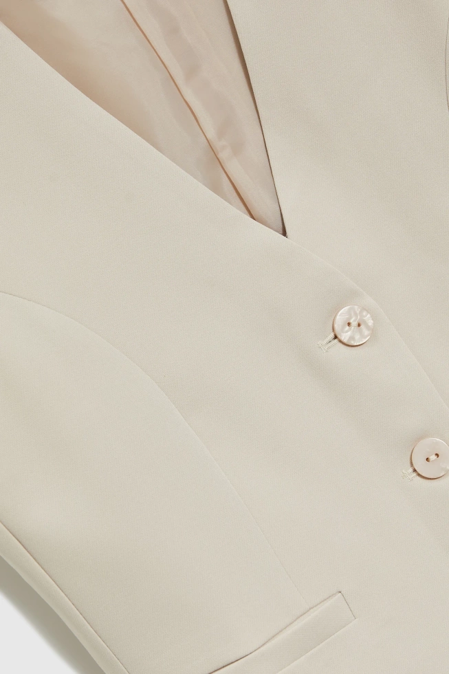 WOMEN'S JACKETS L-KA-4615 L.BEIGE