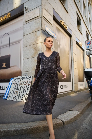 SUKIENKA DAMSKA L-SU-4904 BLACK