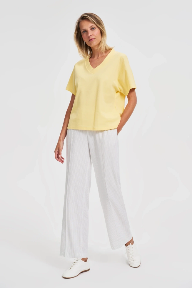 KOSZULKA DAMSKA L-TS-4699 YELLOW