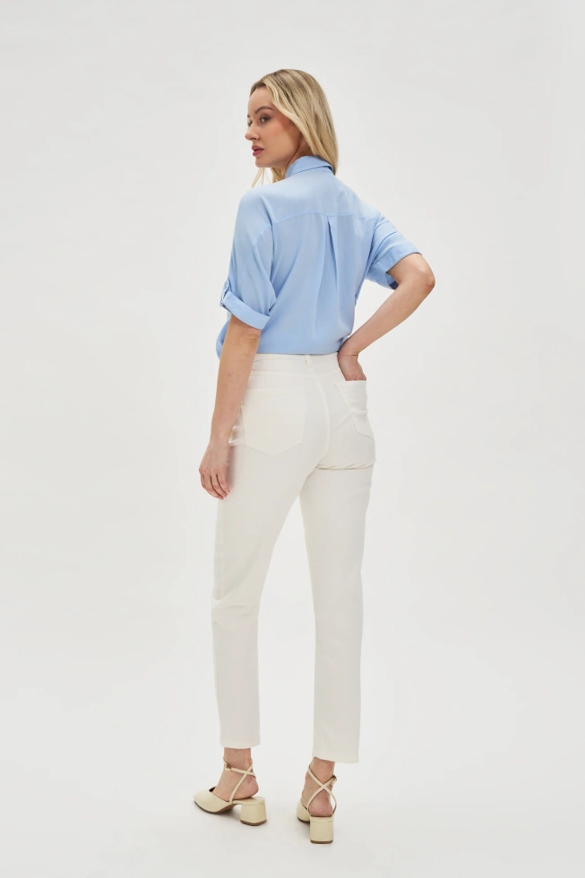 JEANSY DAMSKIE L-JE-4611 OFF WHITE