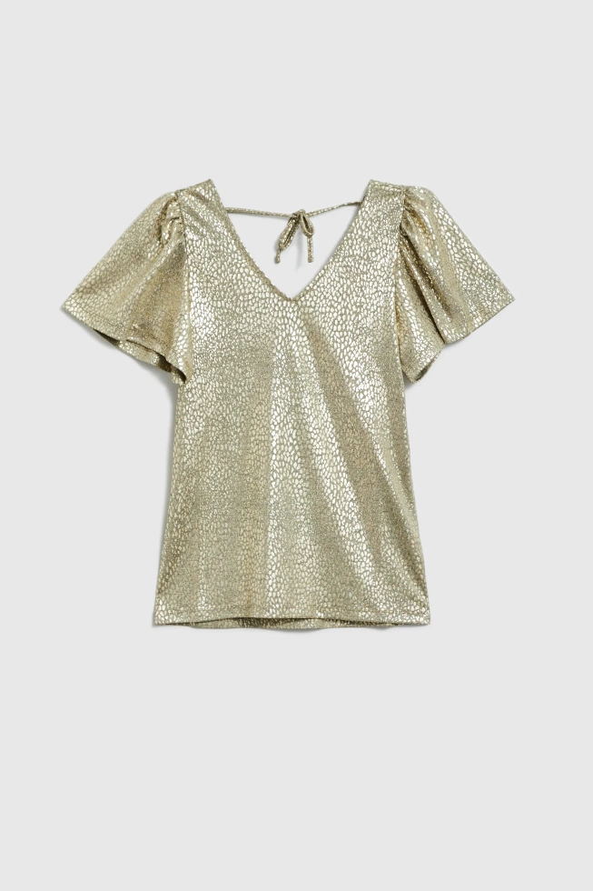 KOSZULKA DAMSKA Z-TS-4829 GOLD-pakiet