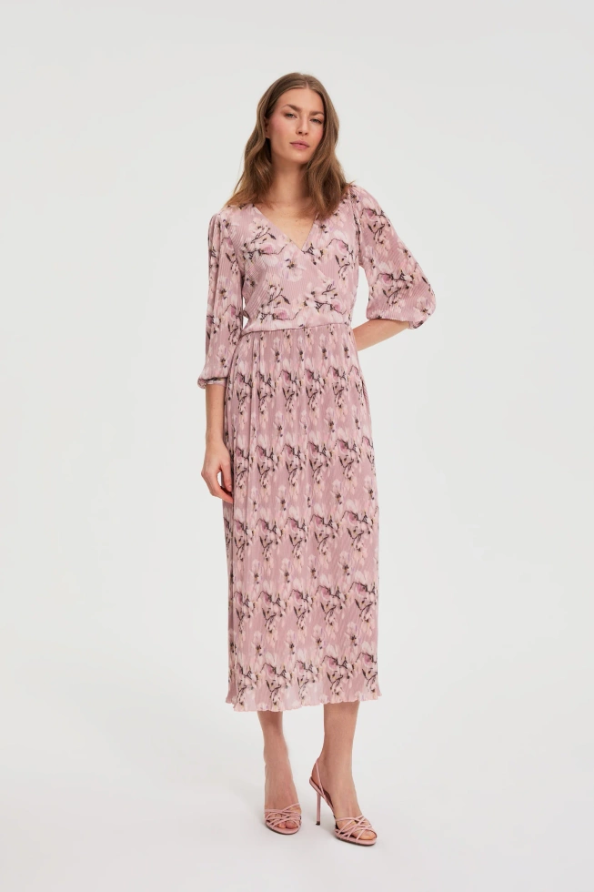 SUKIENKA DAMSKA L-SU-4922 DUSTY PINK