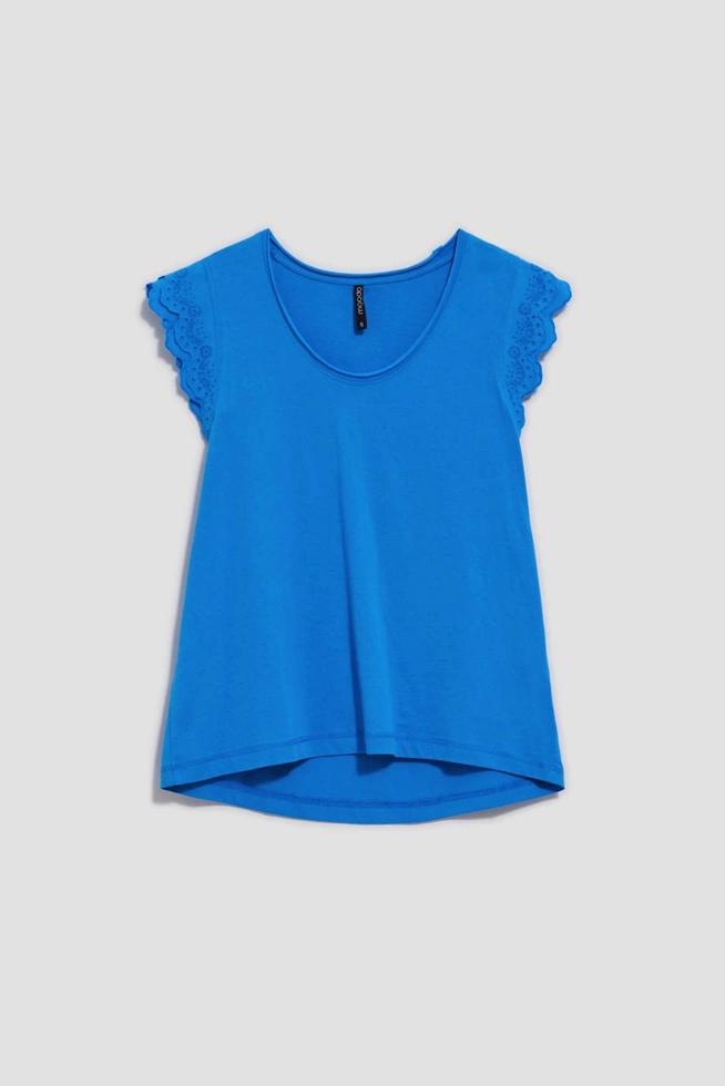 LADIES TSHIRT L-TS-4106 FRESH BLUE