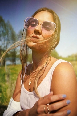 LADIES GLASSES L-OK-4000 PINK