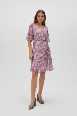 SUKIENKA DAMSKA L-SU-4613 FUCHSIA-pakiet
