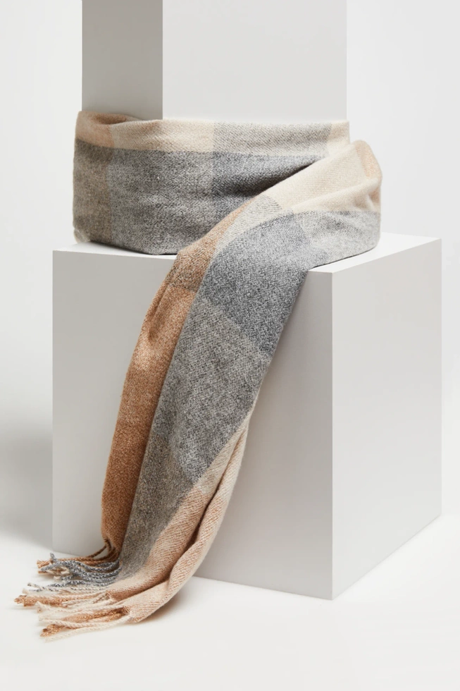 WOMEN'S SCARF Z-SZ-4500 BEIGE-set