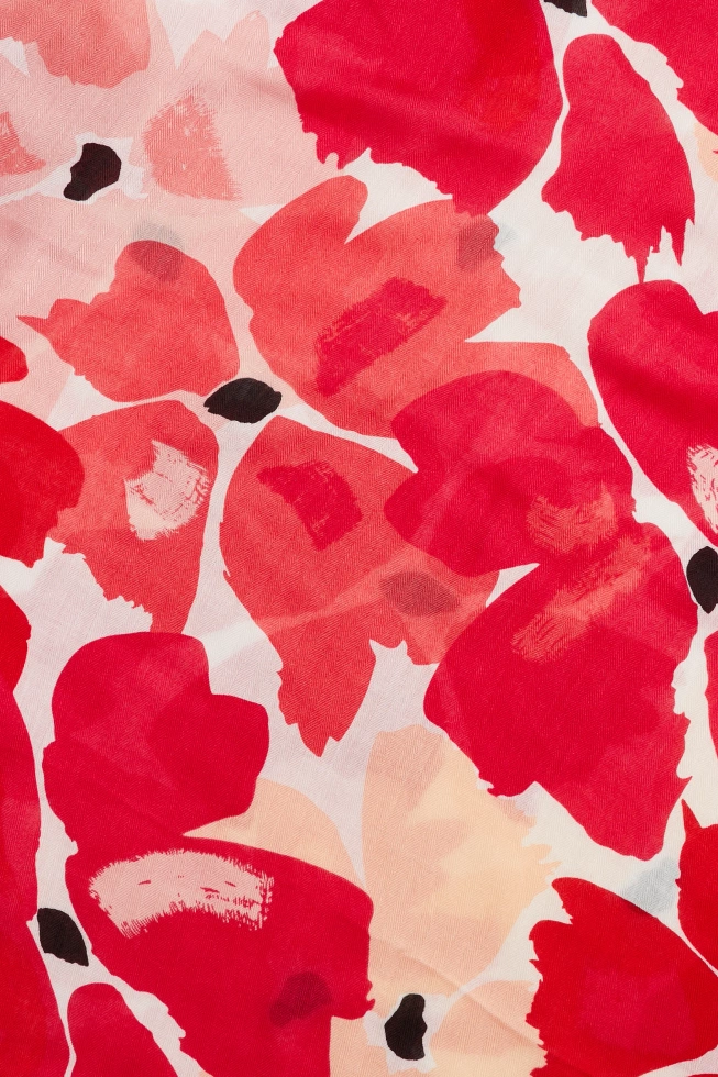 WOMEN'S SCARF L-SZ-4926 RED-set