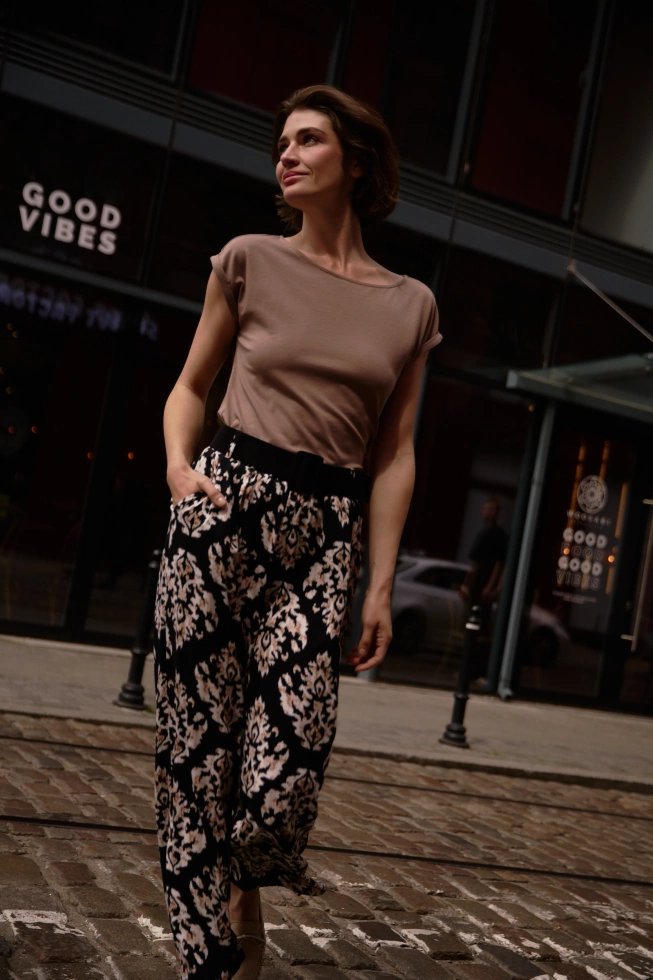WOMEN'S TSHIRT Z-TS-4802 COFFEE