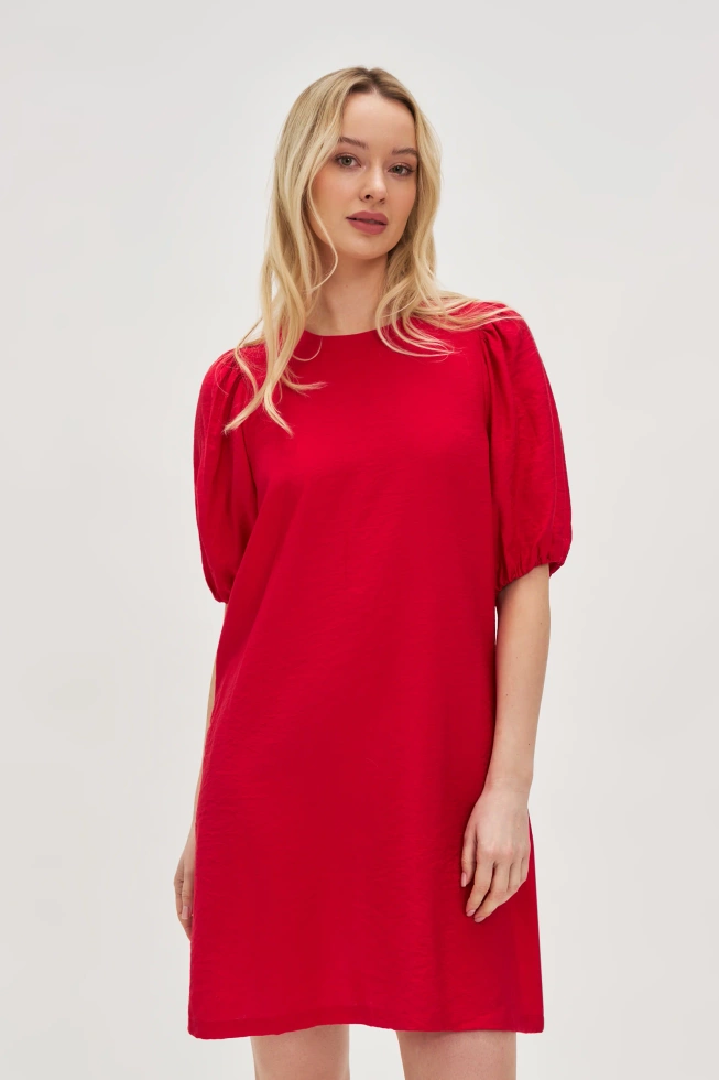 WOMEN'S DRESS L-SU-4638 RED