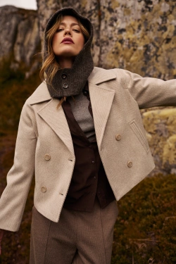 CZAPKA DAMSKA Z-CZ-4817 D.BROWN MEL