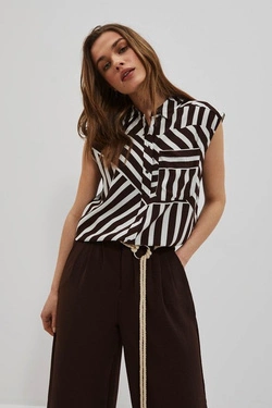 KOSZULA DAMSKA L-KO-4042 OFF WHITE