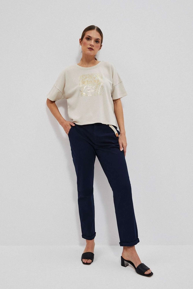 LADIES PANTS L-SP-4014 NAVY