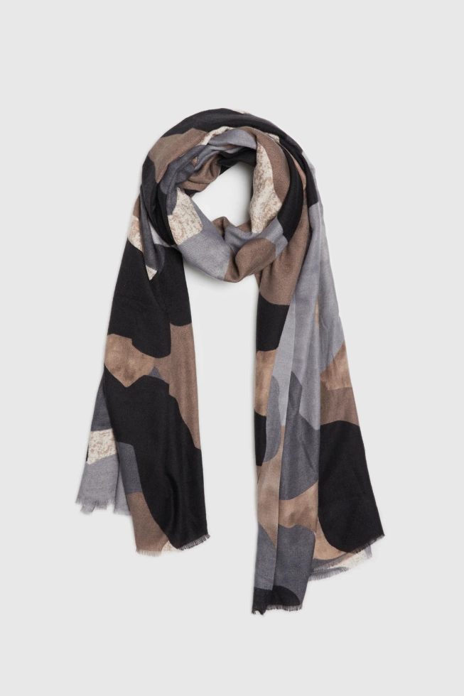 WOMEN'S SCARF Z-SZ-4802 D.GREY