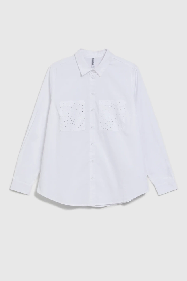 WOMEN'S SHIRT L-KO-4601 WHITE