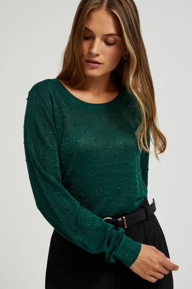 WOMEN'S SWEATER Z-SW-4533 D.GREEN