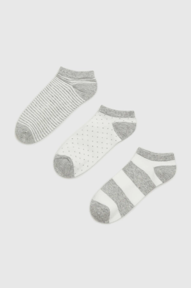 WOMEN'S SOCKS L-SK-4608 L.GREY-set