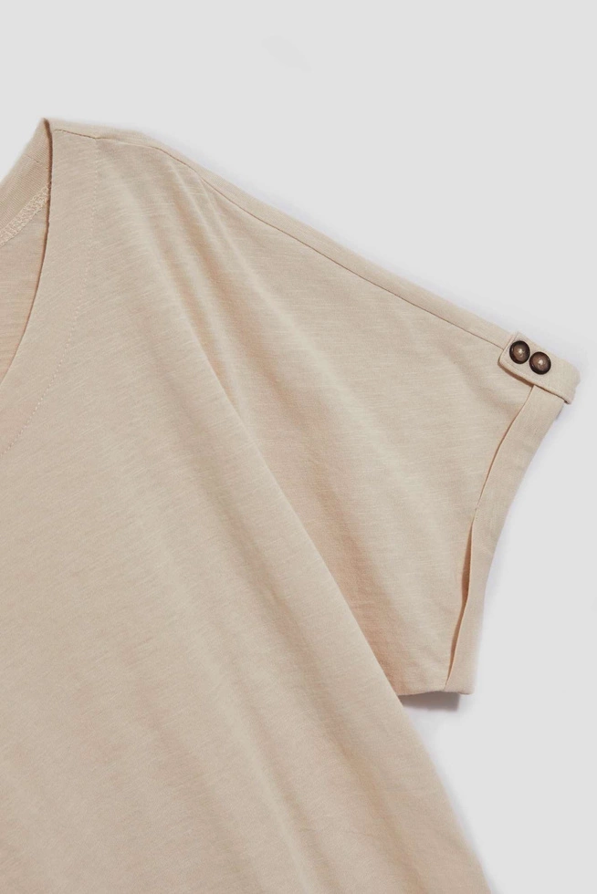 LADIES TSHIRT L-TS-4105 L.BEIGE
