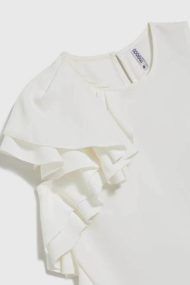 WOMEN'S SHIRT L-KO-4632 OFF WHITE