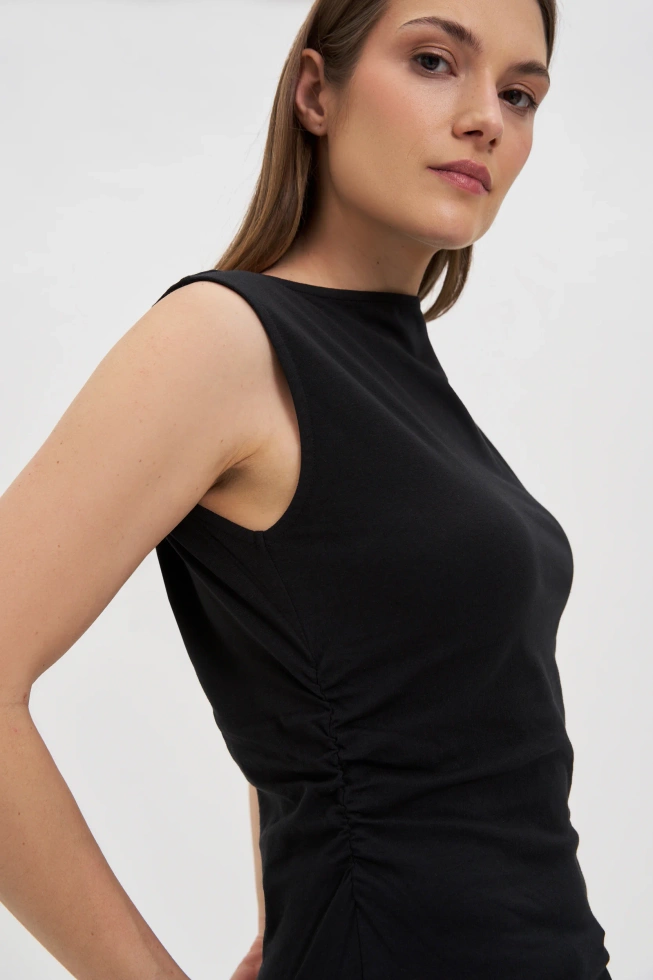 KOSZULKA DAMSKA L-TS-4687 BLACK