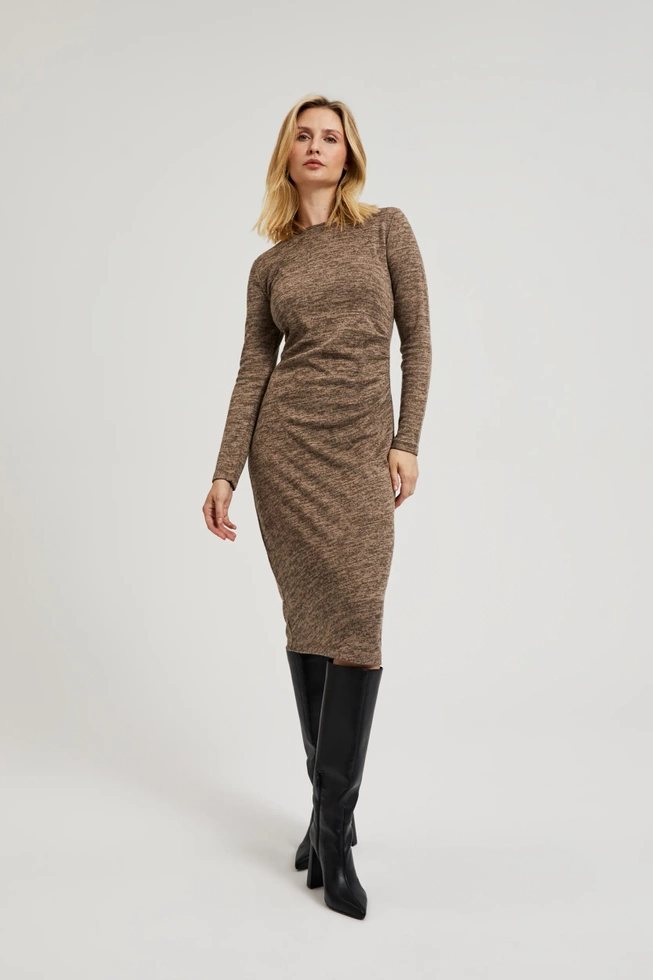 WOMEN'S DRESS Z-SU-4512 L.BROWN