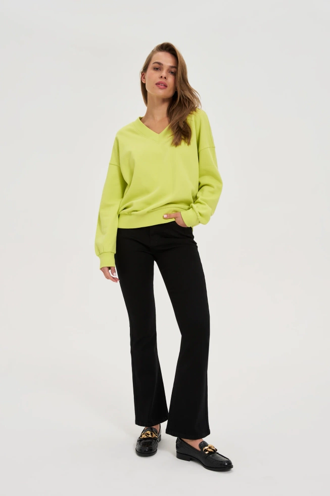 WOMEN'S SWEATSHIRT Z-BL-4807 LIME