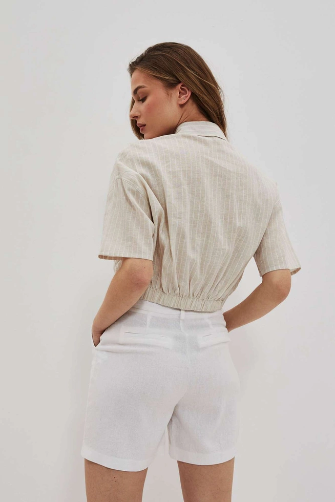 KOSZULA DAMSKA L-KO-4039 BEIGE_OFF WHITE