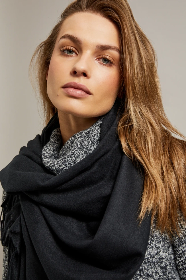 WOMEN'S SCARF Z-SZ-4506 BLACK-set