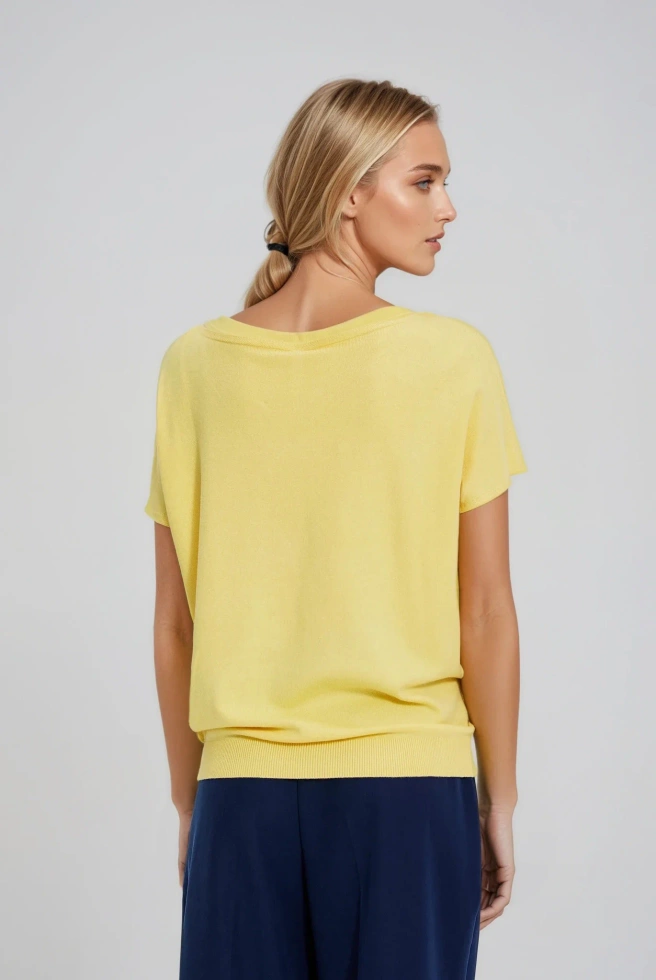 SWETER DAMSKI L-SW-4904 L.YELLOW