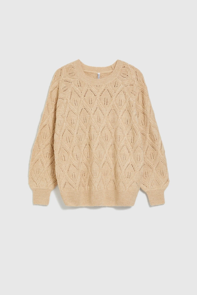 WOMEN'S SWEATER Z-SW-4503 BEIGE MEL