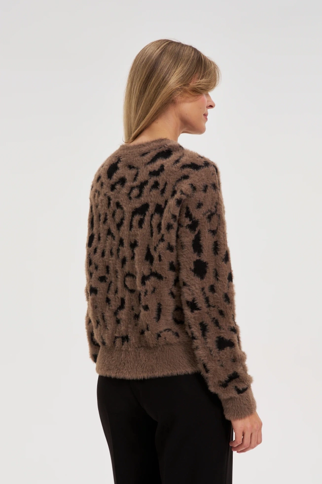 WOMEN'S SWEATER Z-SW-4857 BROWN