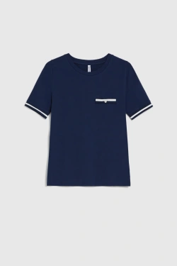 WOMEN'S TSHIRT L-TS-4943 NAVY