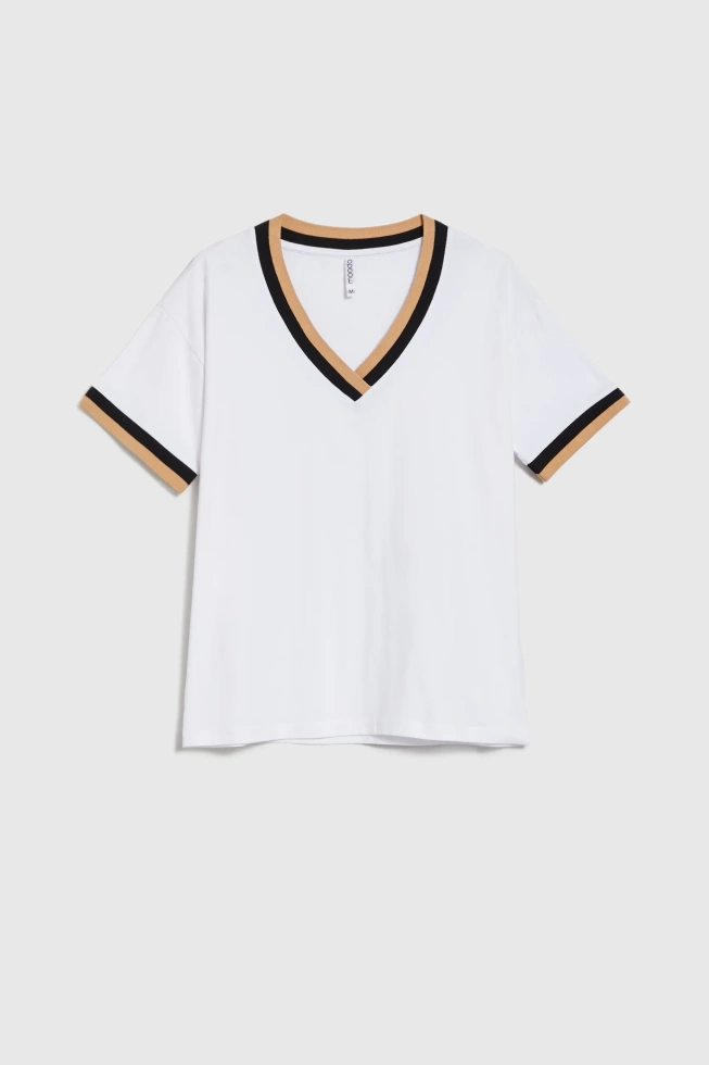 KOSZULKA DAMSKA L-TS-4747 WHITE