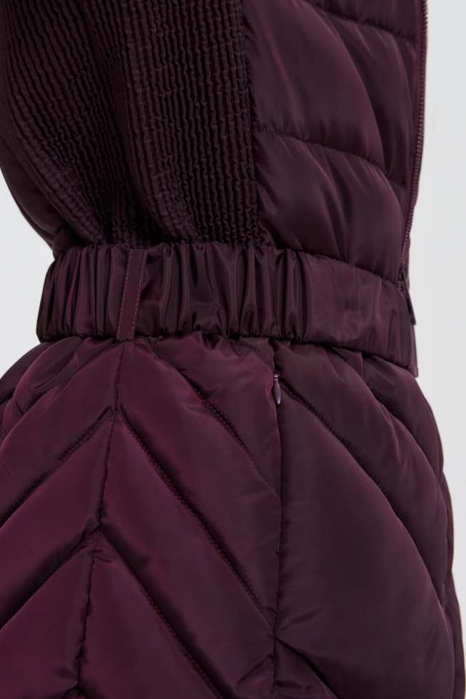 WOMEN'S JACKETS Z-KU-4811 BURGUNDY