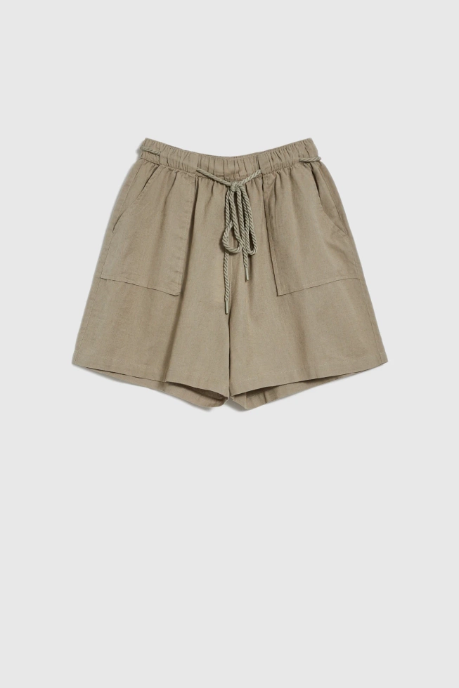 WOMEN'S SHORTS L-SH-4615 OLIVE