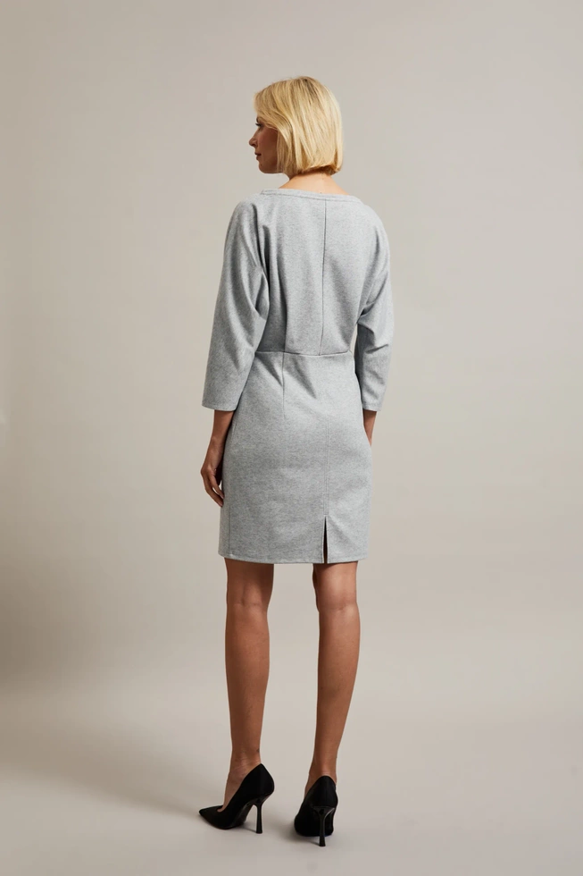 WOMEN'S DRESS Z-SU-4518 GREY MEL